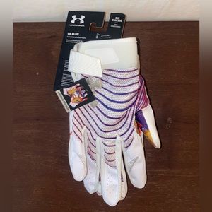 Men's Size 2XL Under Armour UA Blur Limited Edition Football Gloves 1360947
